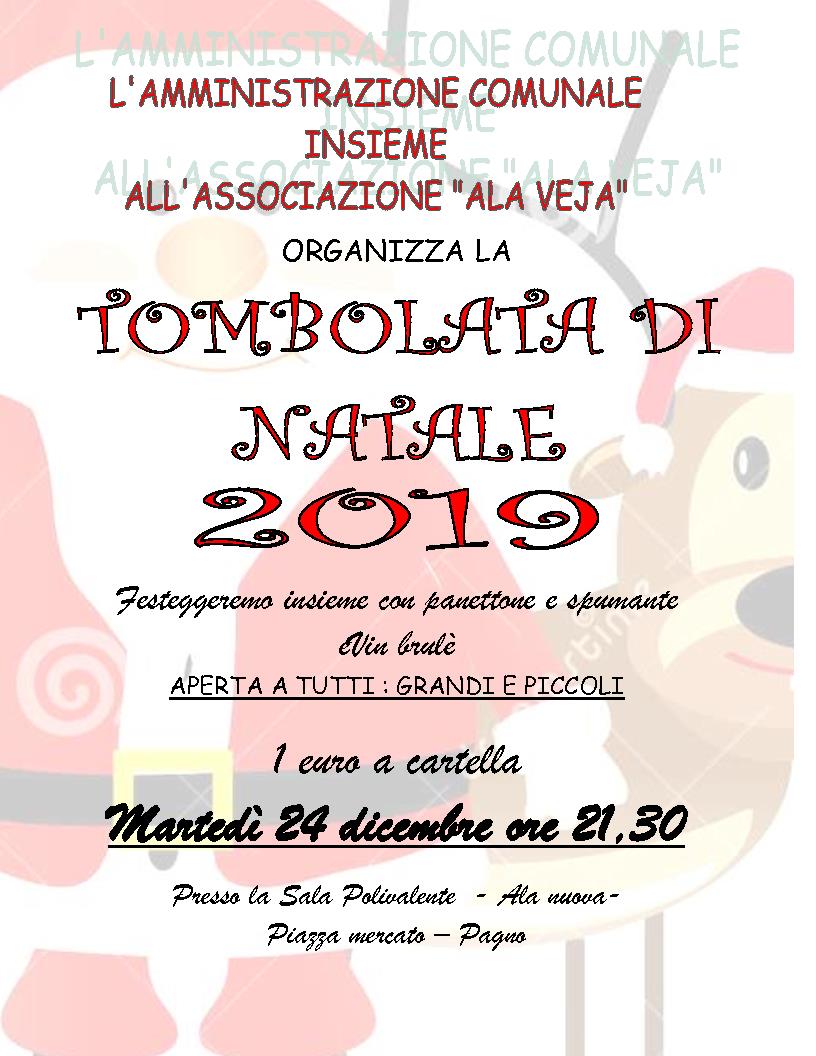Tombolata di Natale 2019